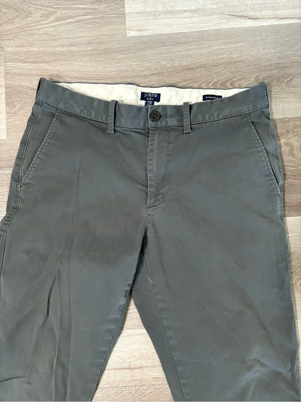 J.Crew Men's Olive Greenish Grey  Chino Pants